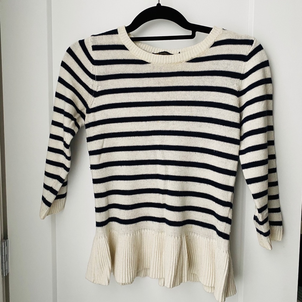 Peplum Sweater with Bow in the Back